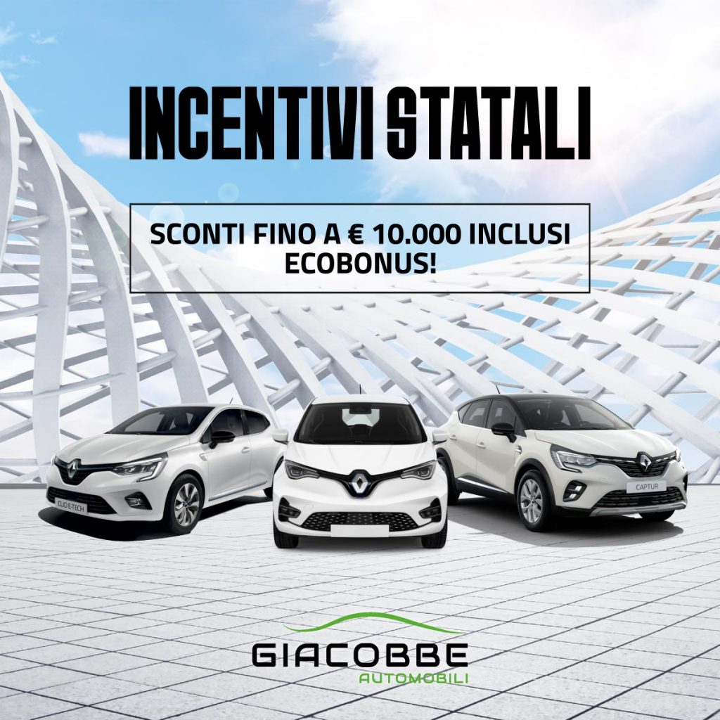 Entrata in vigore degli incentivi auto Renault Dacia 2022